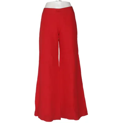 Pantalon patte d'éléphant (Rouge) de List Acétate, Viscose