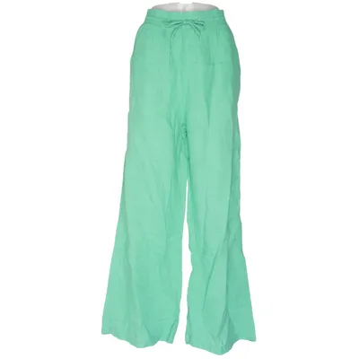 Palazzobukser (Grøn) fra Premium Quality Gina Tricot Linned