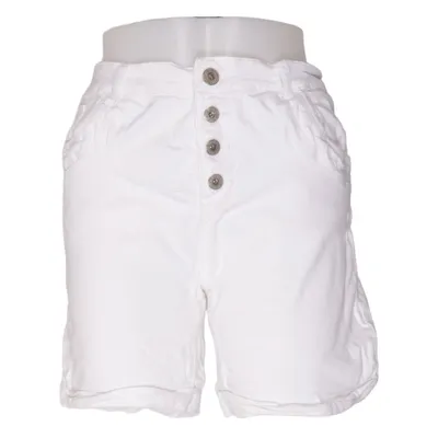 Short en jean (Blanc) de Lexxury Coton, Élasthane