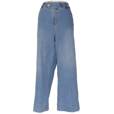 Jeans (Blå) fra Zizzi Bomuld, Elastan, Polyester