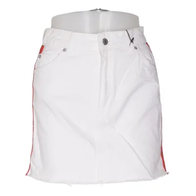 Denim skirt (White, Red, Black) from Topshop Moto Cotton