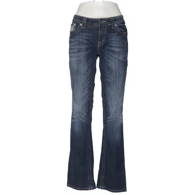 Jeans (Blå) från Miss Me Bomull, Elastan