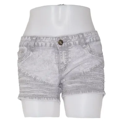 Jeansshorts (Grå) fra Miss RJ Bomuld, Elastan, Polyester