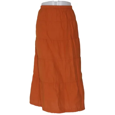 Långkjol (Brun, Orange) från Uno Danmark Linne, Återvunnen bomull