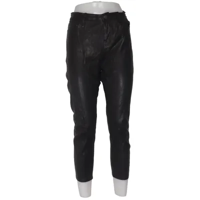 Pantalon en cuir (Noir) de Frame Denim Coton, Élasthane, Cuir, Polyamide