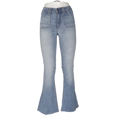 Spijkerbroek (Blauw) van Hollister Katoen, Elastaan, Polyester