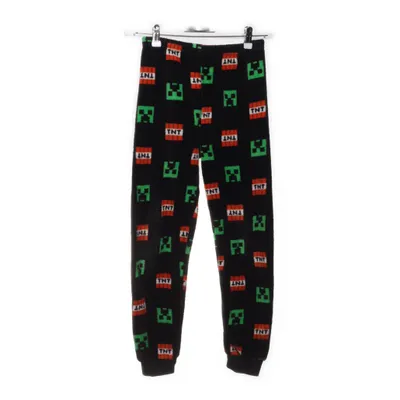 Pajama pants (Black, Green, Red) from Minecraft Polyester