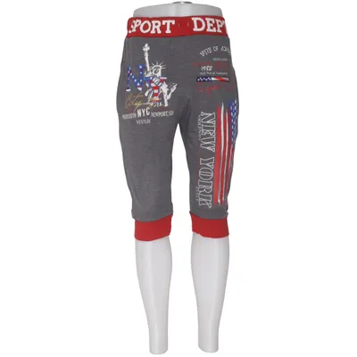 Three-quarter pants (Gray, Red, Blue) from Violento Cotton