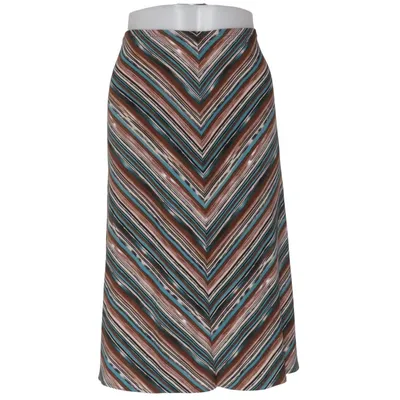 Jupe (Marron, Bleu, Beige) de Cato Élasthane, Polyester
