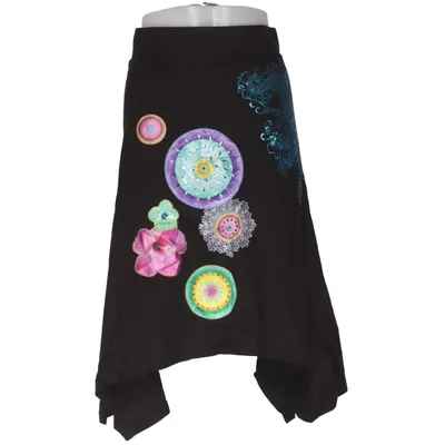 Rok (Zwart, Meerkleurig) van Desigual Katoen