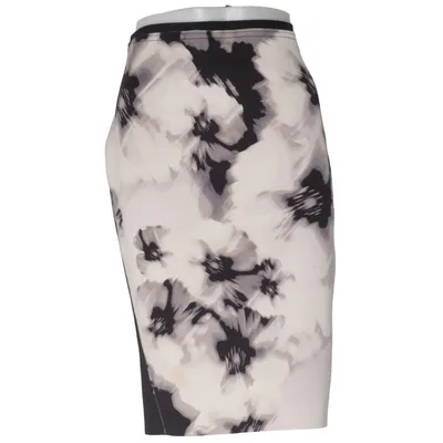 Skirt (Black, White, Gray) from T Tahari Elastane, Polyester