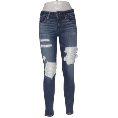Jeans (Blå) fra American Eagle Outfitters Bomuld, Elastan, Modal, Polyester, Viscose
