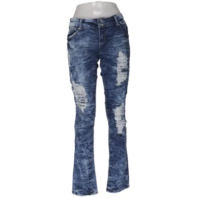 Jeans (Blue) from Rock Denim Cotton, Elastane