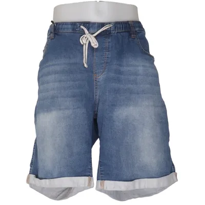 Denim shorts (Blauw) van Identic