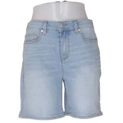 Denim shorts (Blauw) van Lands' End Katoen, Elastaan, Polyester
