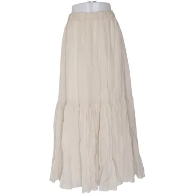 Långkjol (Beige) från Massimo Dutti Viskos