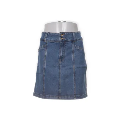 Jupe en jean (Bleu) de Object Coton, Élasthane