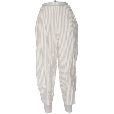 Byxor (Beige, Vit) från Crea Concept Bomull, Elastan, Linne, Viskos