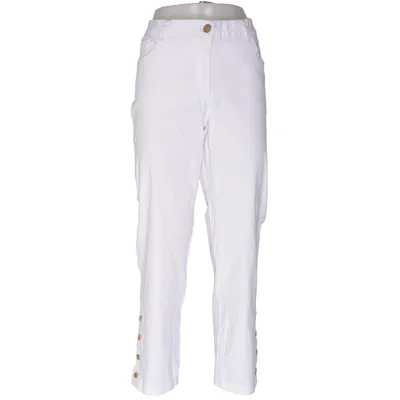 Pantalon (Blanc) de Sara Lindholm Coton, Élasthane