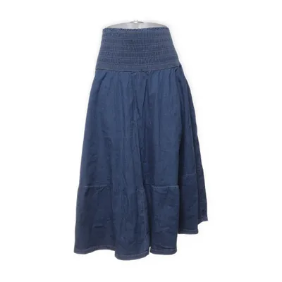 Jeanskjol (Blå) från John Baner Bomull, Elastan