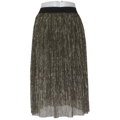 Skirt (Black, Gold) from Size 8 Needle Polyester