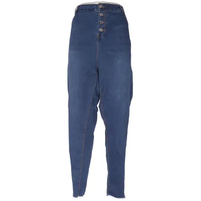 Jeans (Blå) från Missguided Plus Bomull, Elastan, Polyester