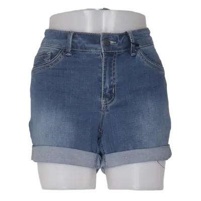 Denim shorts (Blauw) van Christopher & Banks Katoen, Elastaan, Polyester, Viscose