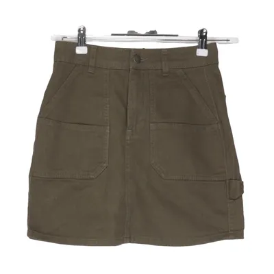 Denim skirt (Green) from Twintip Cotton