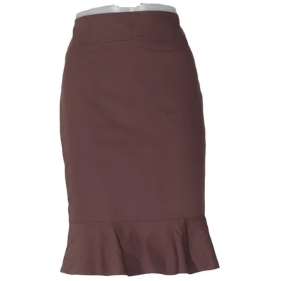 Rok (Bruin) van Jessica Elastaan, Polyester, Viscose