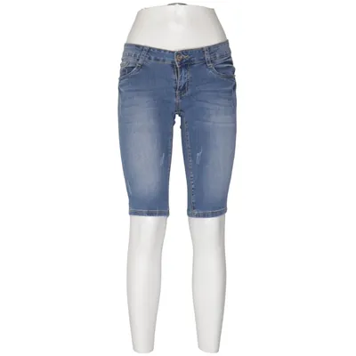Short en jean (Bleu) de Re-Dress Coton, Élasthane