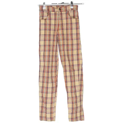 Broek (Geel, Bruin, Blauw) van Senza Katoen, Elastaan