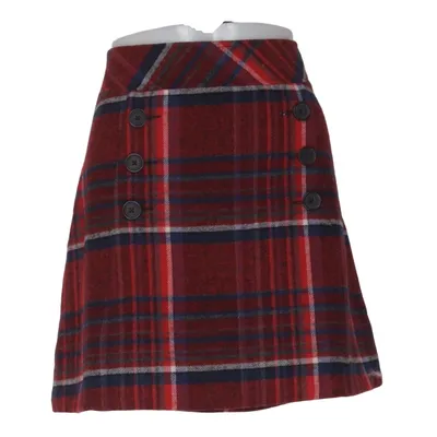 Skirt (Red, Multicolored) from Up2Fashion Polyester, Wool