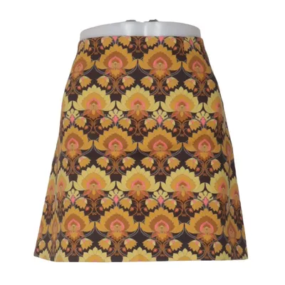 Rock (Schwarz, Gelb, Pink) von River Island Baumwolle, Elasthan, Polyester