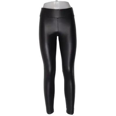 Leren broek (Zwart) van Calzedonia