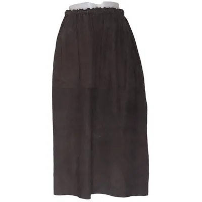 Leren rok (Zwart) van Massimo Dutti