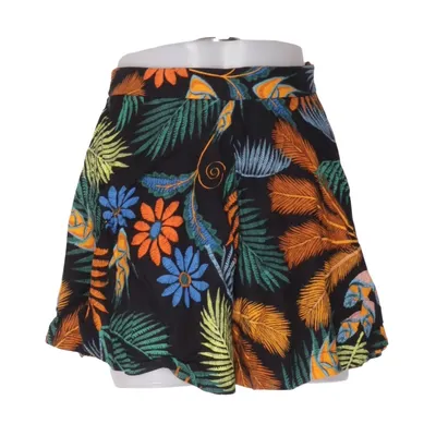 Shorts (Black, Multicolored) from Farm Linen, Viscose