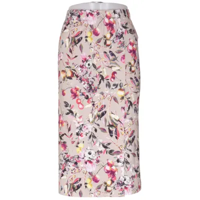 Rok (Beige, Meerkleurig) van Frank Walder Elastaan, Viscose