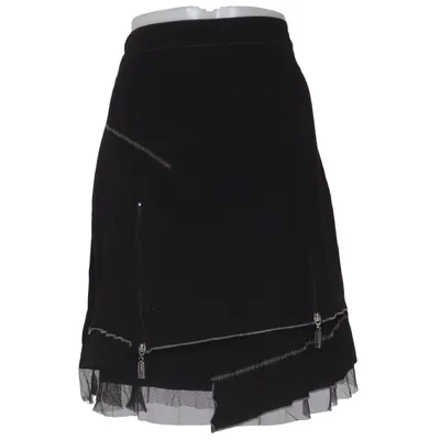 Jupe (Noir) de Yest Élasthane, Polyamide, Viscose