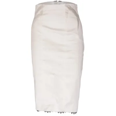 Kjol (Vit) från Karen Millen Acetat, Bomull, Elastan, Polyester, Viskos