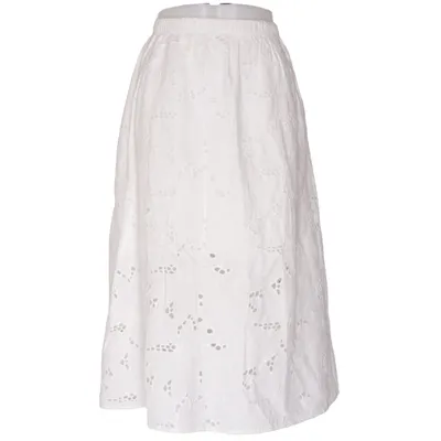 Kjol (Vit) från H&M Bomull