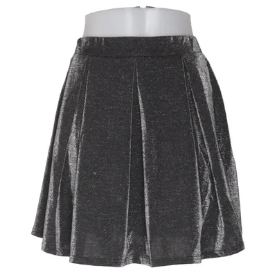 Skirt (Silver) from Women Only Elastane, Metallic fiber, Polyester