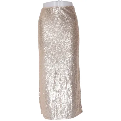 Maxi rok (Goud) van H&M Polyester, Elastaan