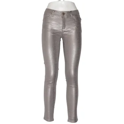 Jeans (Sølv) fra Frime Bomuld, Elastan, Polyester