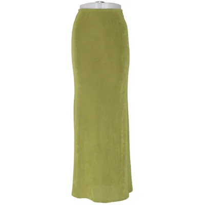 Maxi nederdel (Grøn) fra Princess Polly Elastan, Polyester