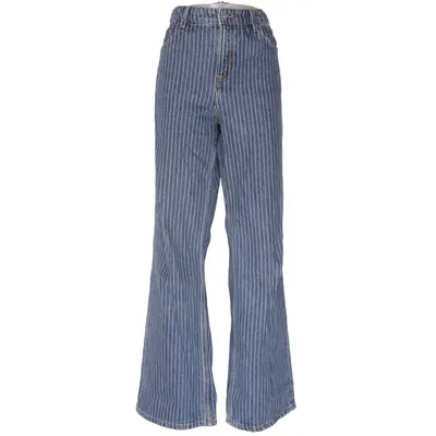 Spijkerbroek (Blauw, Meerkleurig) van Divided by H&M Katoen, Polyester