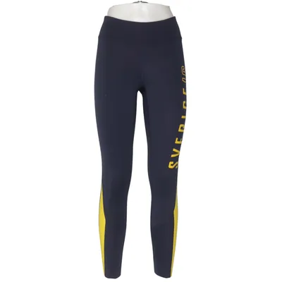 Sports tights (Blue, Yellow) from Official Supporter Elastane, Polyester
