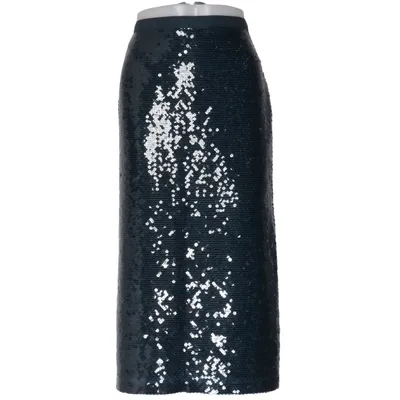 Skirt (Blue) from Ici et Maintenant Elastane, Polyamide, Polyester
