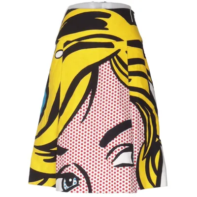 Jupe (Jaune, Blanc, Multicolore) de Blanco Coton