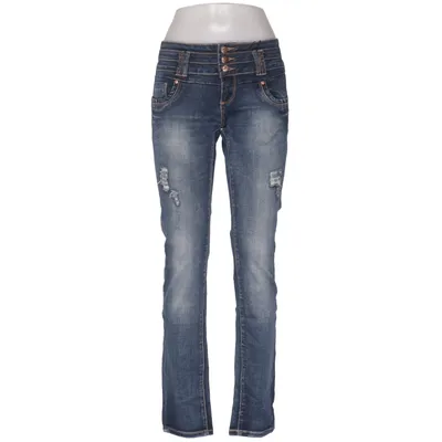 Jeans (Blå) från Forever Bomull, Elastan