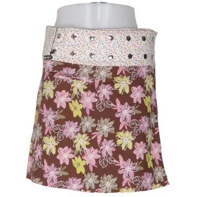 Wrap skirt (Brown, Multicolored) from Moshiki
